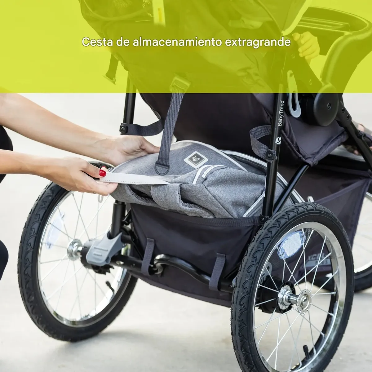 Foto 4 pulgar | Carriola Baby Trend Jogger Xcel-r8 Plus Con Luces Led