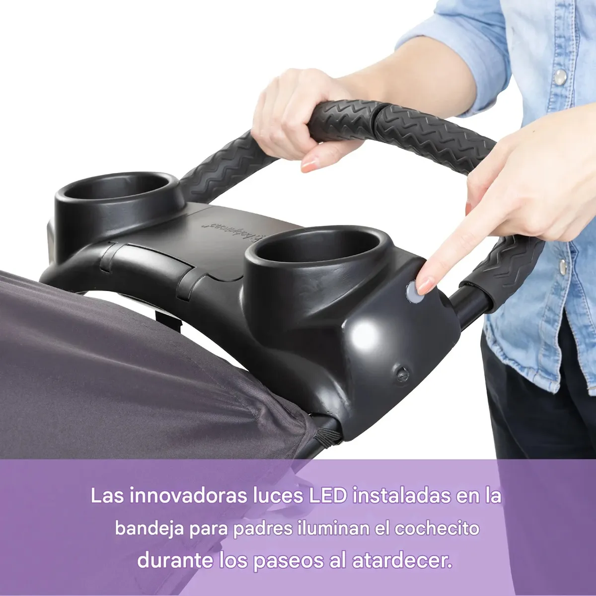 Foto 8 pulgar | Carriola Baby Trend Jogger Xcel-r8 Plus Con Luces Led