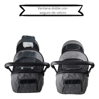 Foto 4 | Carriola Doble Para Bebé Confety World Twiny Jst800 Gemelar Negro