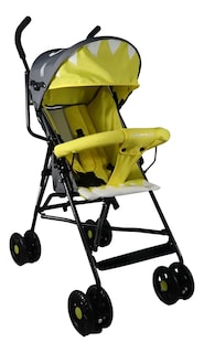 Foto 1 | Carriola Bastón Bebé Confety Shark Jst816-s Reclinable Amarillo