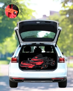 Foto 3 | Carriola Doble Para Bebé Confety World Twiny Jst800 Gemelar Rojo