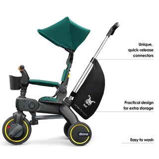 Foto 2 | Bolsa De Almacenamiento Doona Liki Premium Para Liki Trike Black - Venta Internacional.