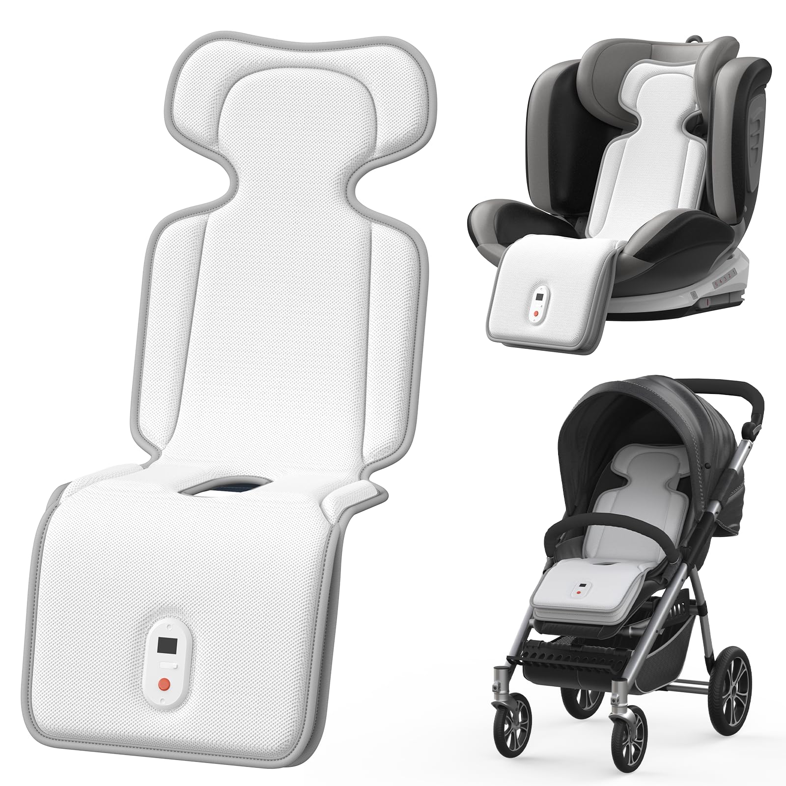 Foto 2 pulgar | Cochecito De Bebé Cooling Pad Amacool Con 2 Ventiladores  10 H  10000 Mah - Venta Internacional.