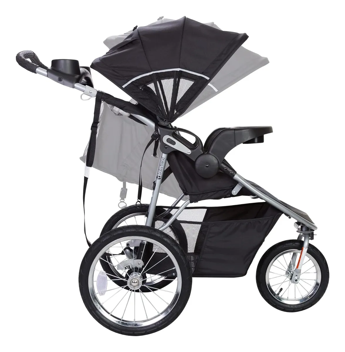 Foto 3 pulgar | Carriola Baby Trend Pathway 35 Jogger Para Bebé Llanta Aire Agregar A Favoritos Gris