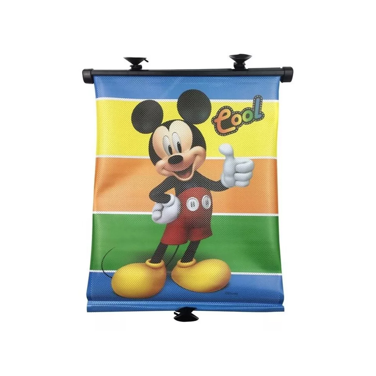 Pantalla Solar Retráctil Para Auto Disney Baby Mickey Azul