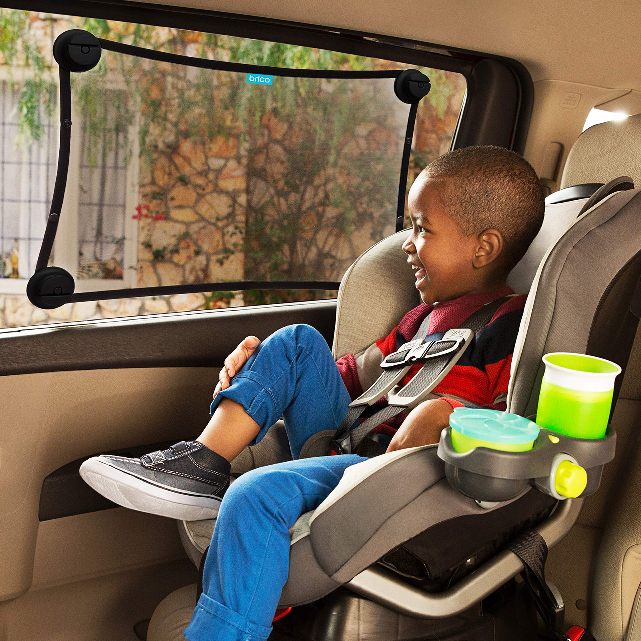 Foto 3 pulgar | Parasol Para Ventanilla De Coche Munchkin Brica, Elástico Para Adaptarse - Venta Internacional.