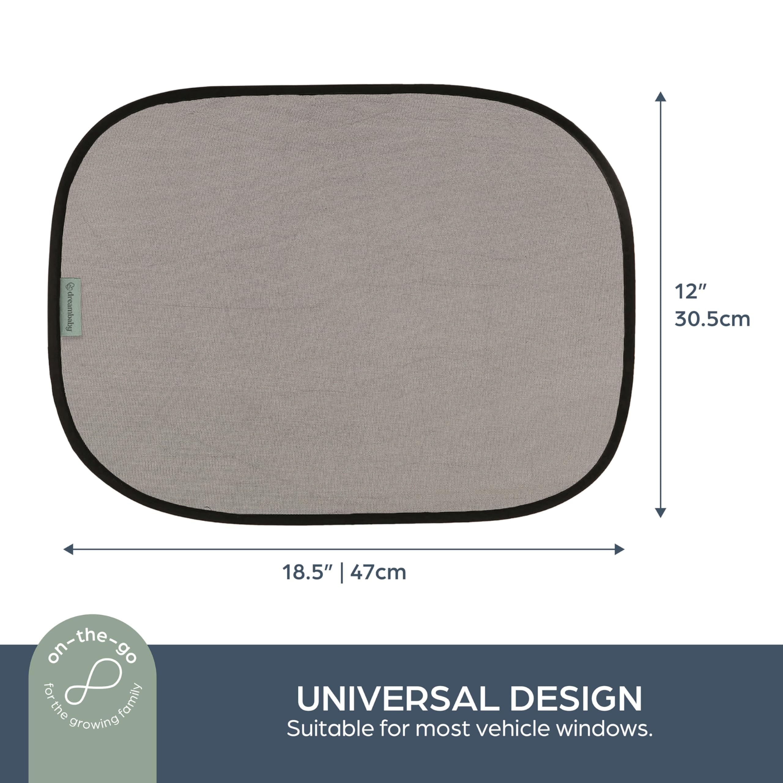 Foto 3 | Persianas Para Ventanas De Coche Dreambaby Insta Cling Upf 50+ 19 X 12 Cm - Venta Internacional.