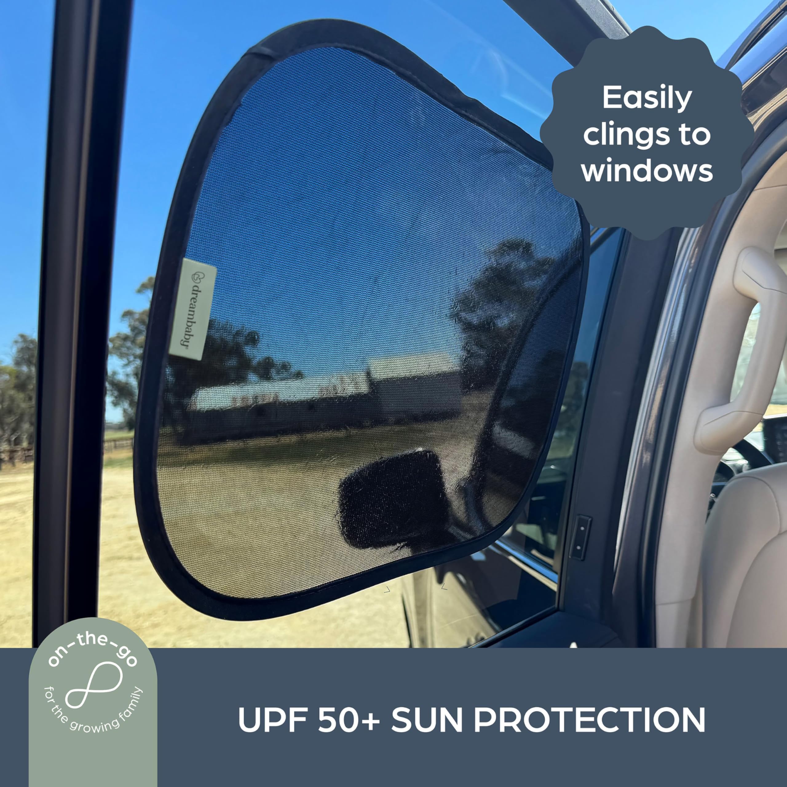 Foto 8 pulgar | Persianas Para Ventanas De Coche Dreambaby Insta Cling Upf 50+ 19 X 12 Cm - Venta Internacional.