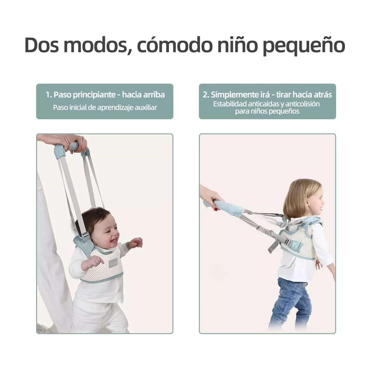 Foto 5 pulgar | Arnés de Seguridad para Caminar Belug color Verde para Niños de 6-36 Meses
