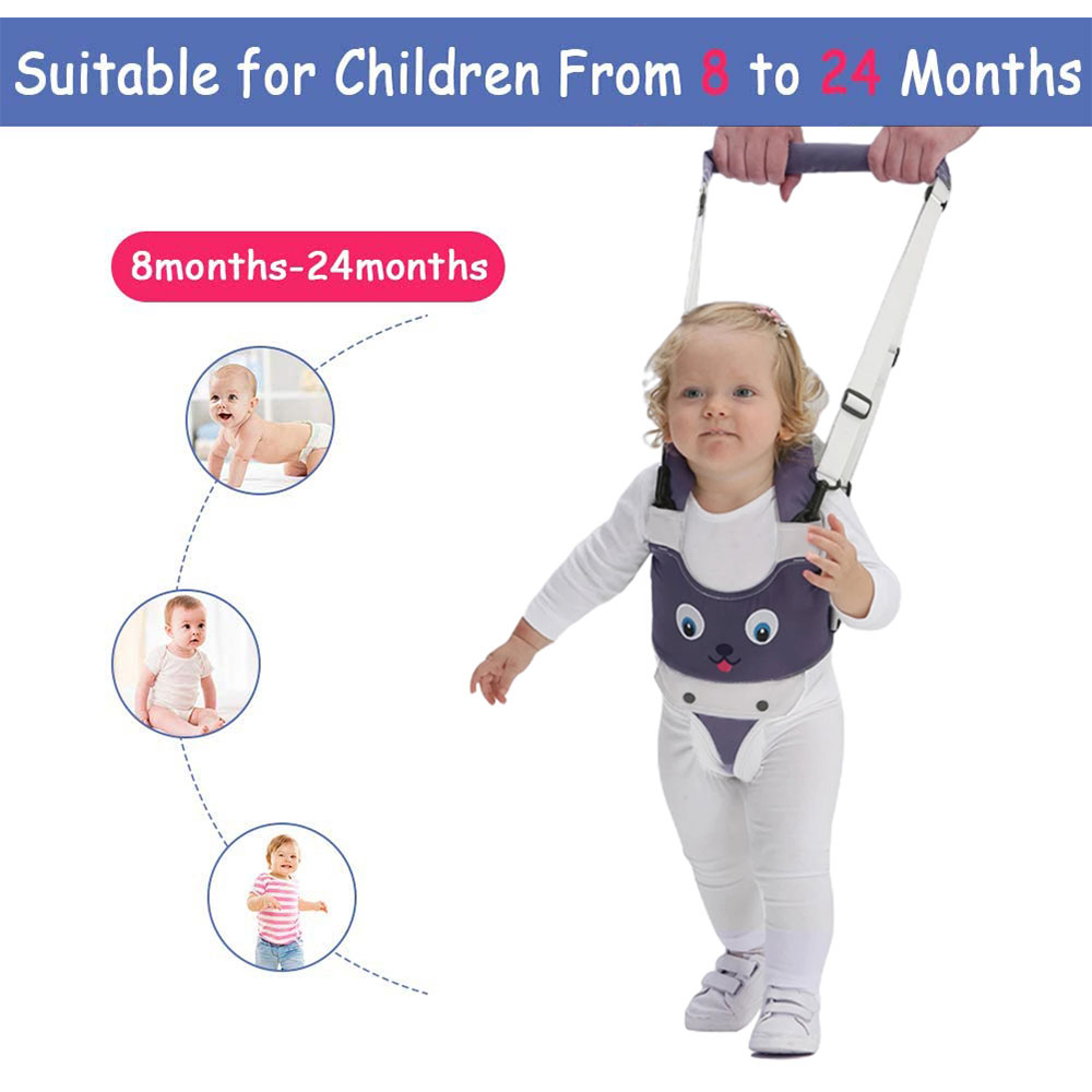 Foto 4 | Arnés De Paseo Para Bebés Sanlin Beans, Gris, Para 8 A 24 Meses - Venta Internacional.