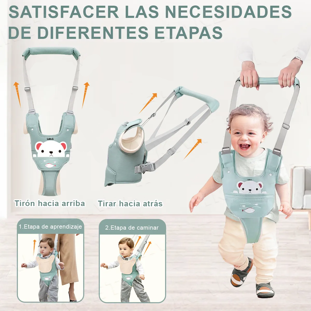 Foto 4 pulgar | Arnés de Seguridad Ajustable para Bebés de 6 a 36 Meses