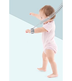 Foto 4 | Arnés Belug De Seguridad Con Correa Y Llave Para Niños De 2.5m Verde Gris