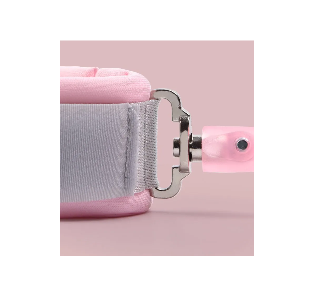 Foto 4 pulgar | Arnés Lab.g De Seguridad Con Correa Y Llave Para Niños De 2.5m Rosa Gris
