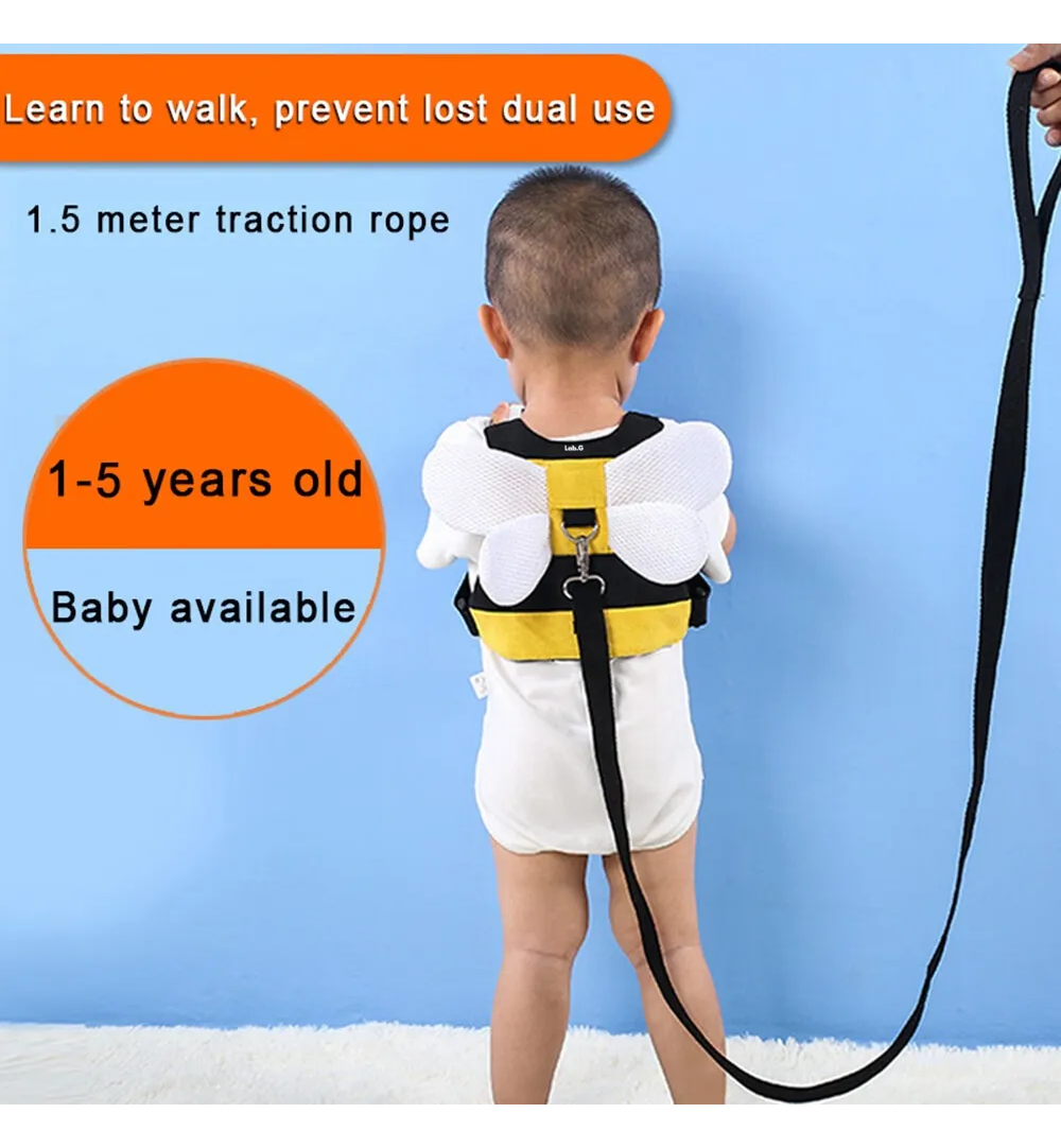 Foto 5 | Arnés Lab.g 3 En 1 Para Niños Pequeños Abejita Negro Amarillo