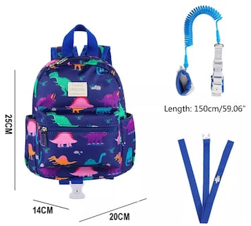Foto 2 | Mochila Xtellar Seguridad Aventuras 2 En 1 Para Niños - Con Arnés Y Correa Versátil