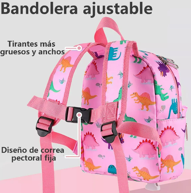 Foto 5 pulgar | Mochila Xtellar Seguridad Aventuras 2 En 1 Para Niños - Con Arnés Y Correa Versátil