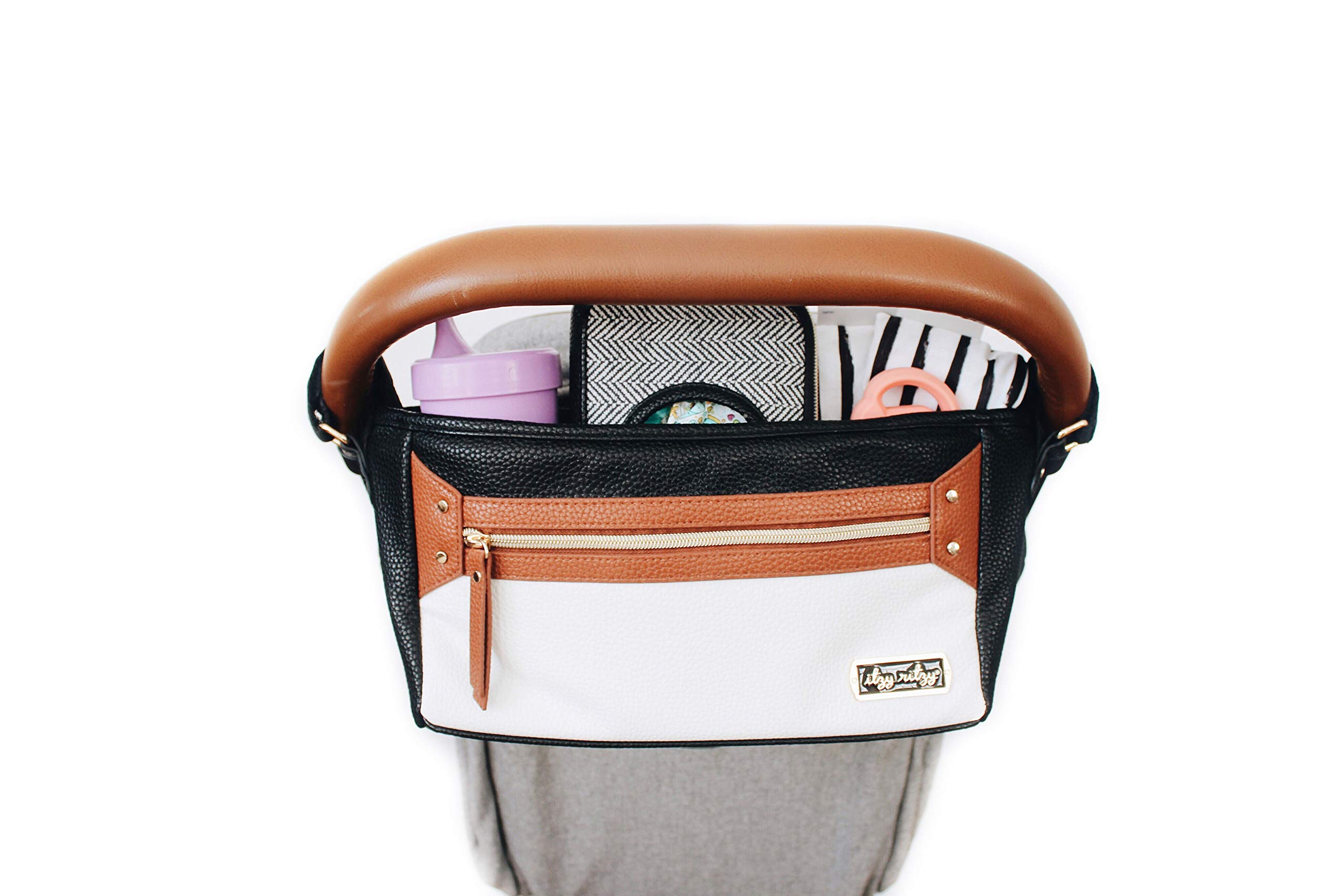 Foto 2 pulgar | Organizador Para Silla De Paseo Itzy Ritzy, Ajustable, Color Café Y Crema - Venta Internacional.