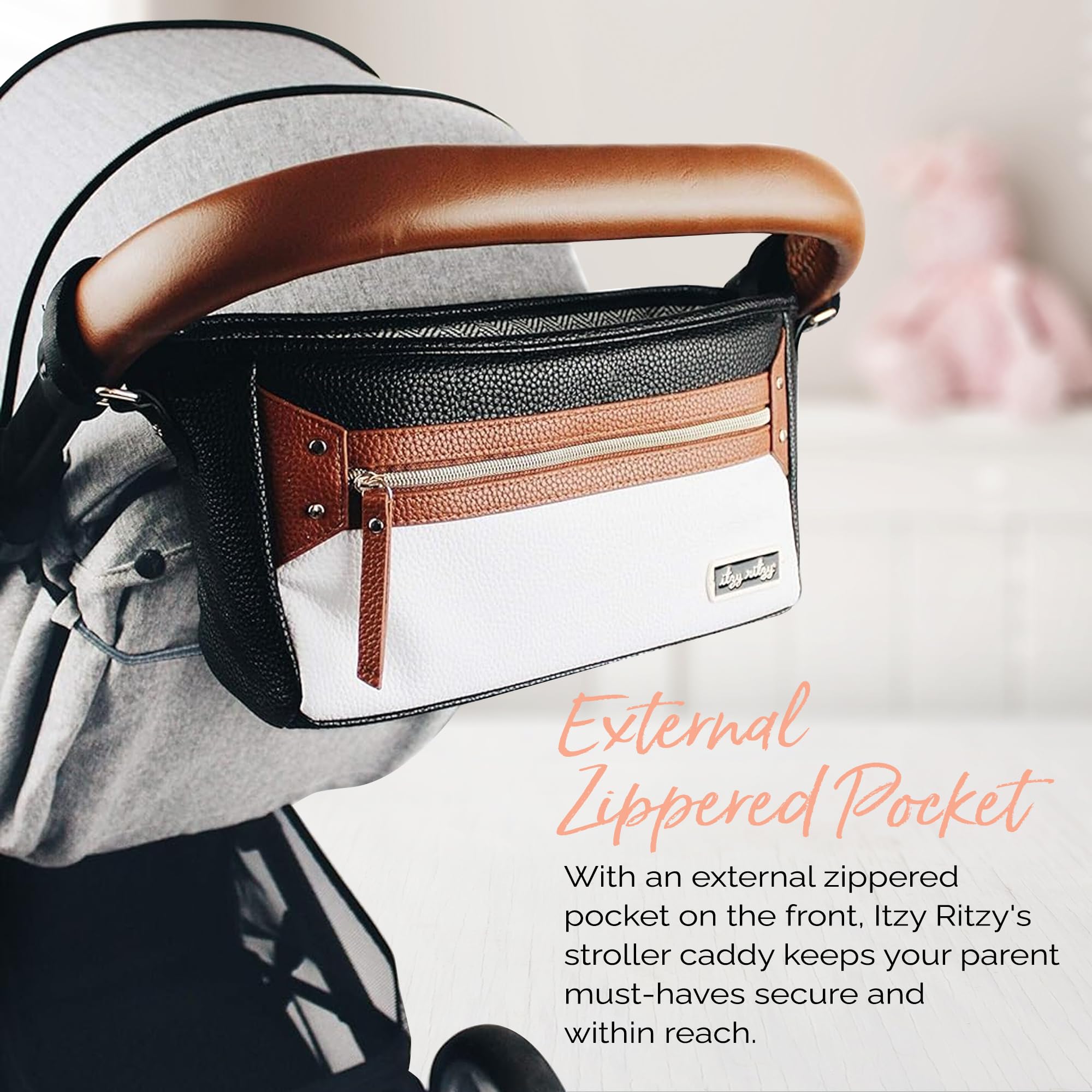 Foto 5 | Organizador Para Silla De Paseo Itzy Ritzy, Ajustable, Color Café Y Crema - Venta Internacional.