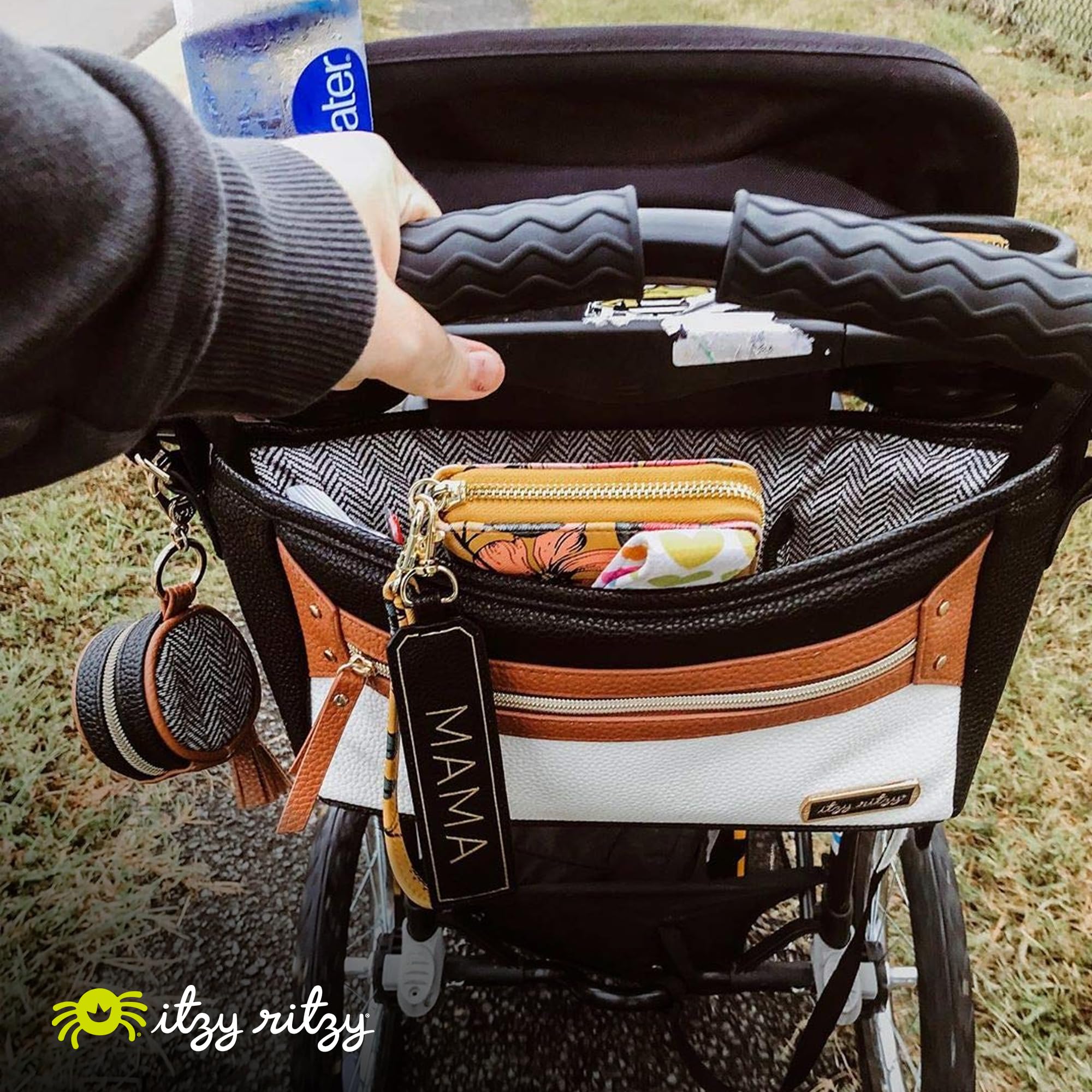 Foto 7 | Organizador Para Silla De Paseo Itzy Ritzy, Ajustable, Color Café Y Crema - Venta Internacional.