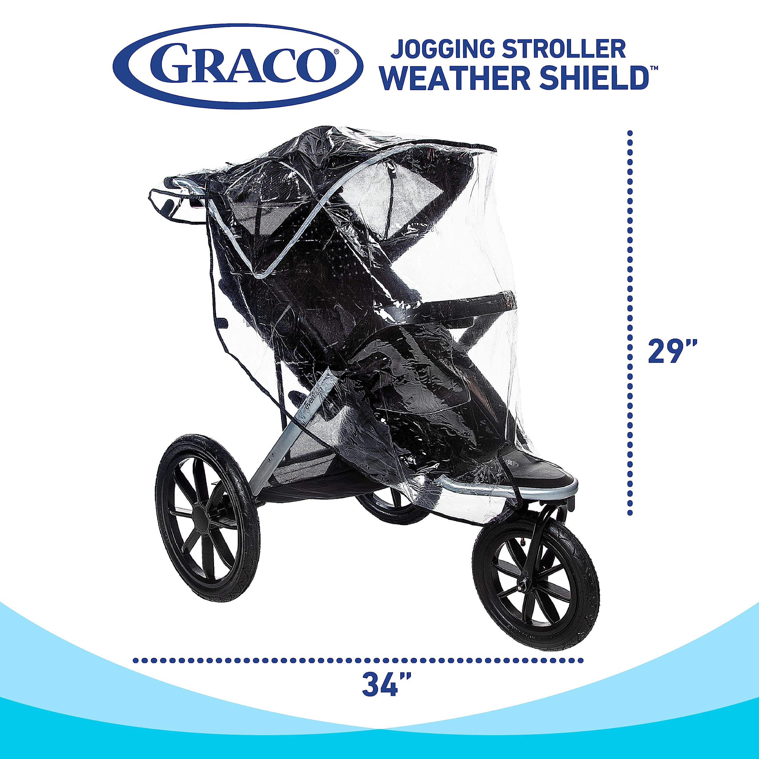 Foto 4 | Funda Impermeable Universal Para Cochecito De Bebé Graco - Venta Internacional.