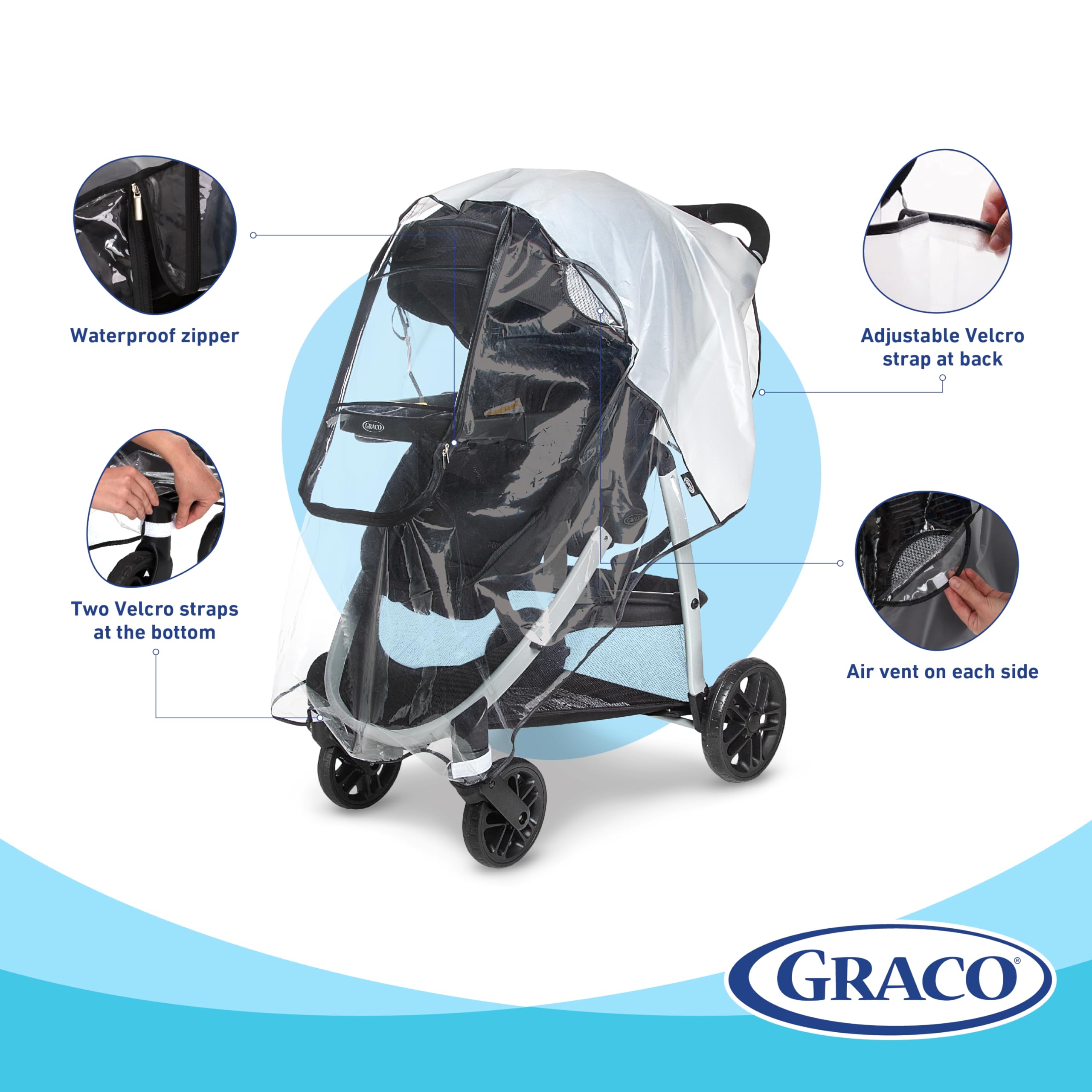 Foto 3 pulgar | Weather Shield Graco Universal Deluxe Para Cochecitos - Venta Internacional.