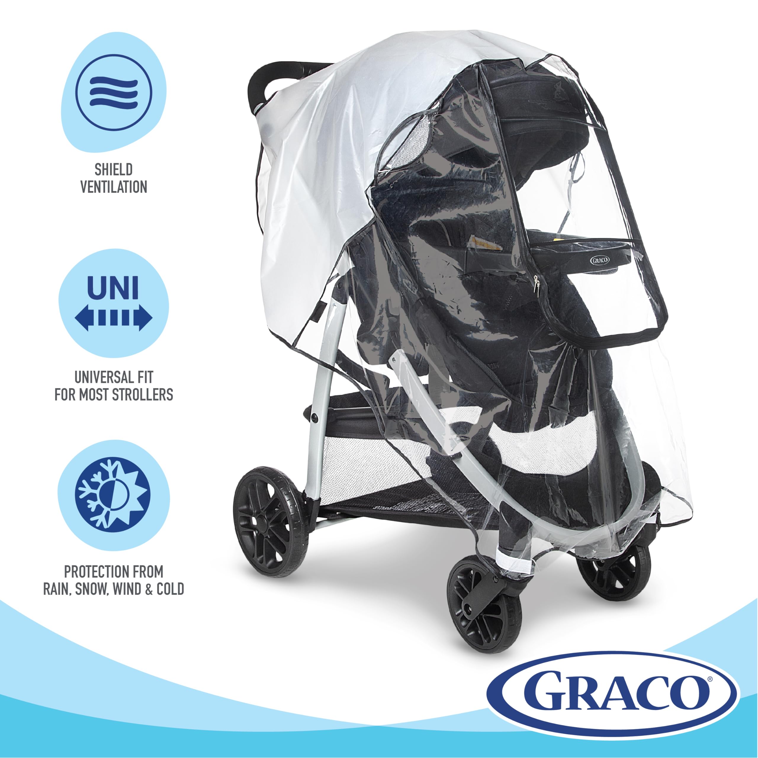 Foto 5 | Weather Shield Graco Universal Deluxe Para Cochecitos - Venta Internacional.