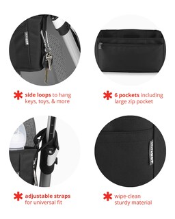 Foto 2 | Organizador Para Cochecitos Skip Hop Grab & Go Ultra Black - Venta Internacional.