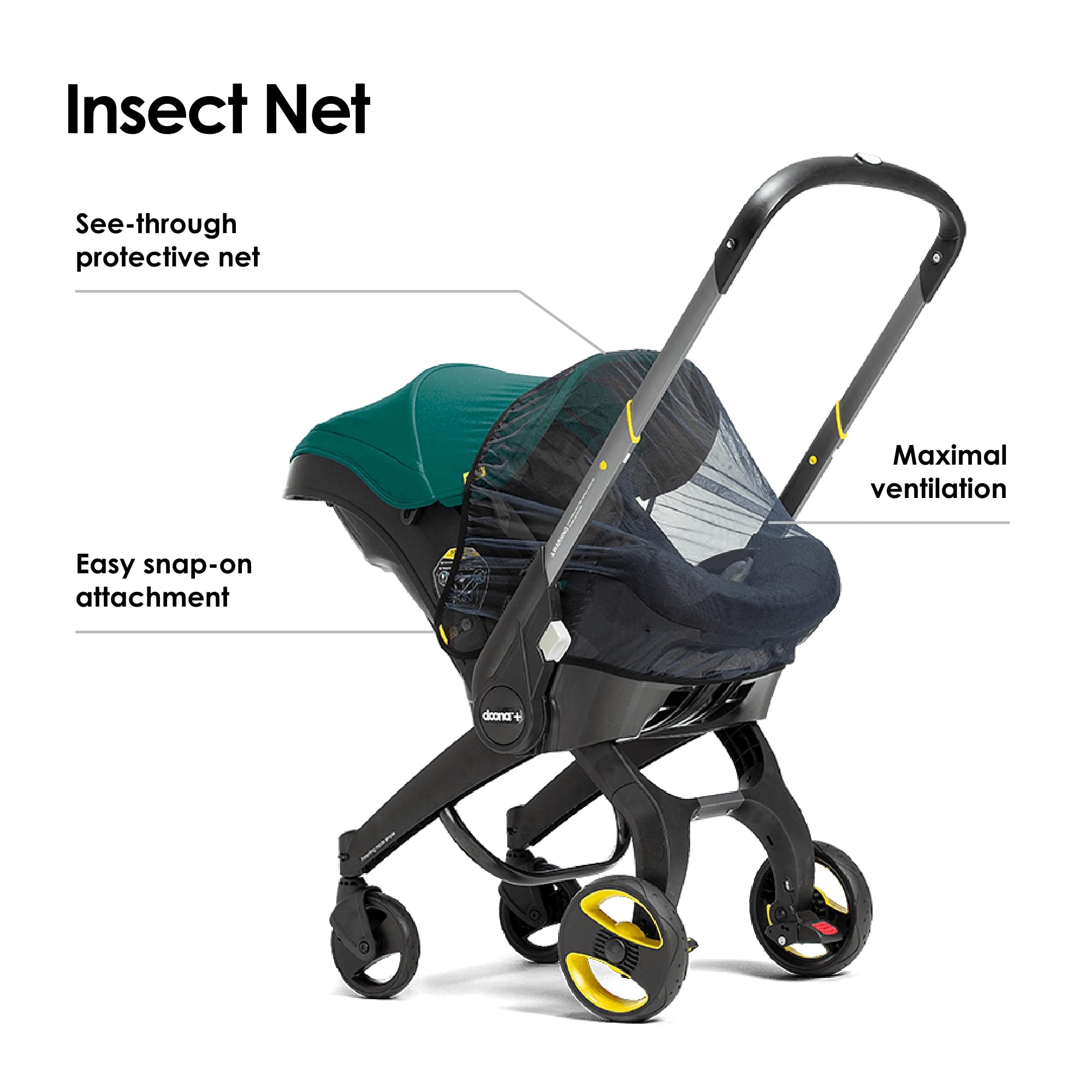 Foto 3 pulgar | Mosquitera Para Asiento De Coche Y Cochecito Doona - Venta Internacional.