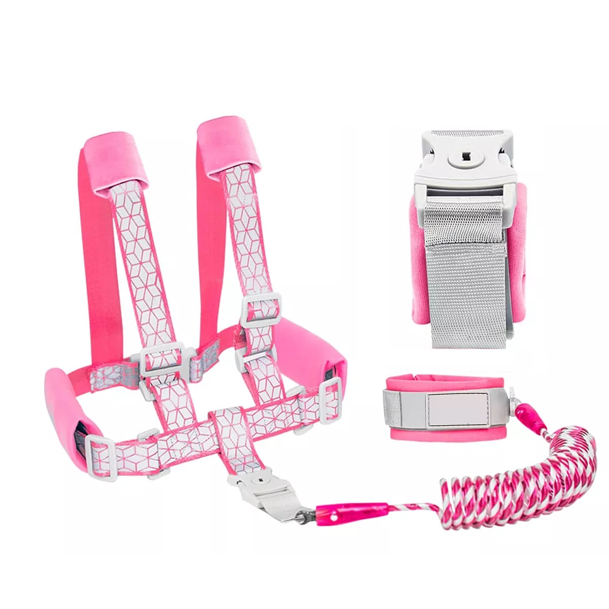 Muñequera de Seguridad con Arnés Eo Safe Imports Esi-14542 Rosa $539