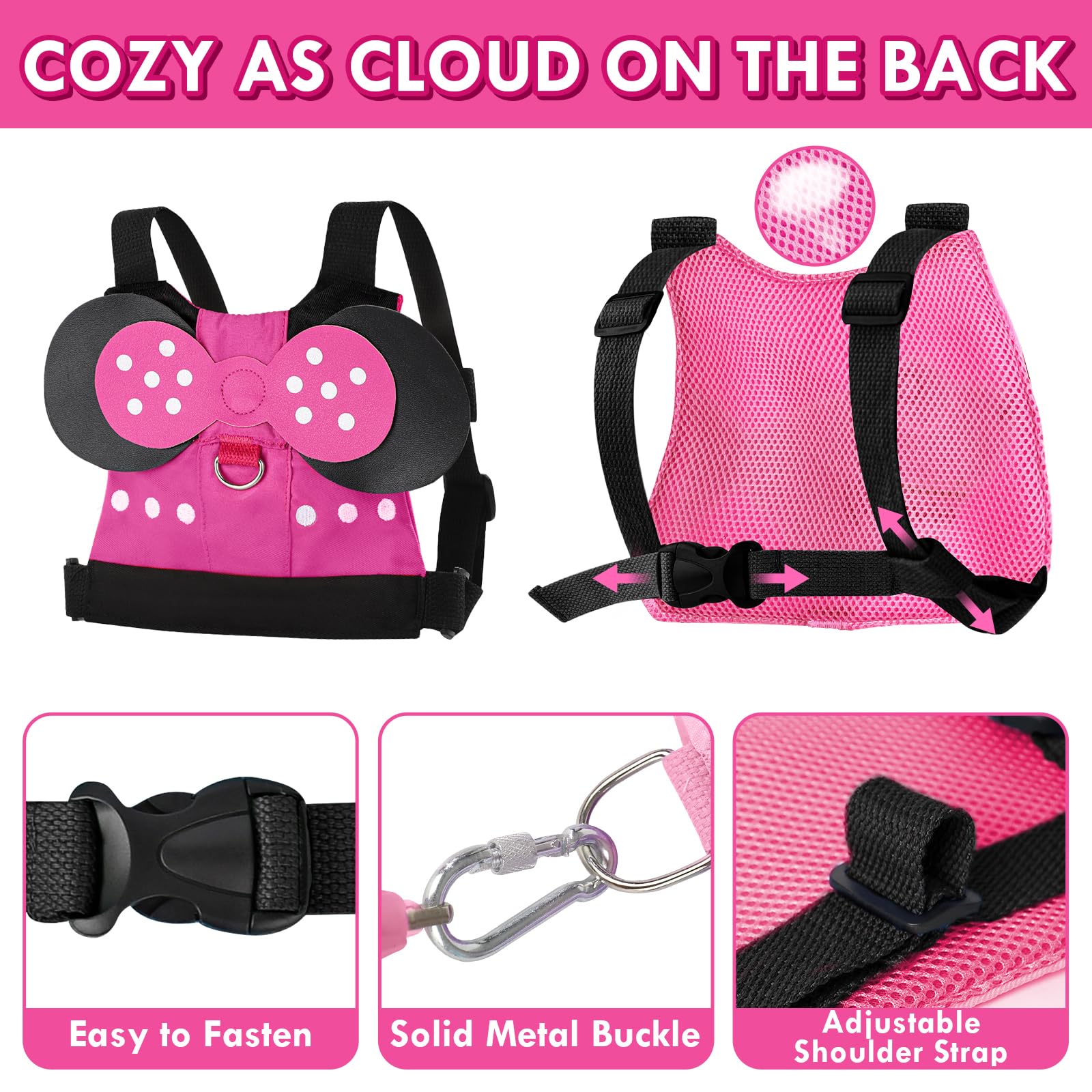 Foto 4 | Correa Lehoo Castle Para Niños Pequeños De 1 A 5 Años Con Cerradura Con Llave Antipérdida - Venta Internacional.