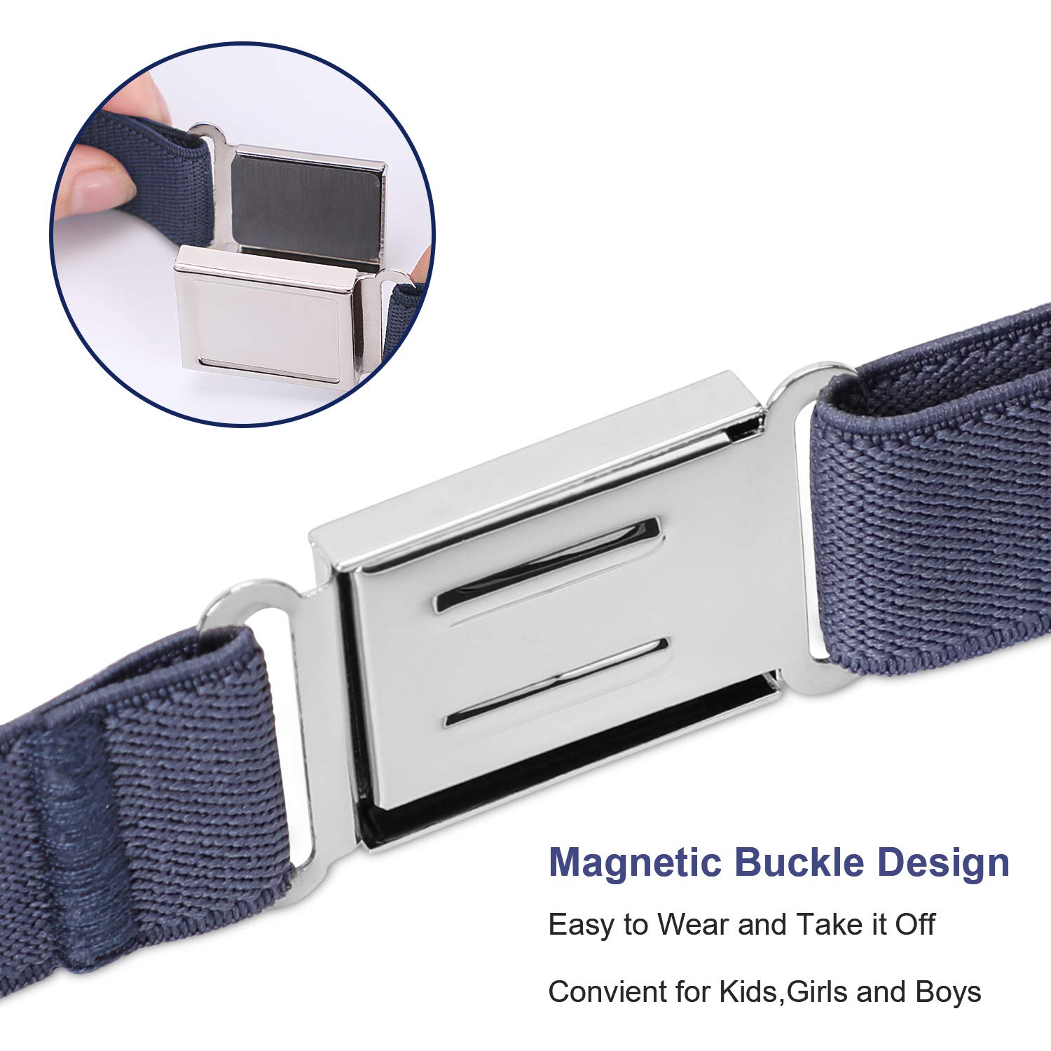 Foto 5 pulgar | Cinturón Magnético Ajustable Xzqtive Para Niños, Paquete De 2 Para Niños Y Niñas - Venta Internacional.