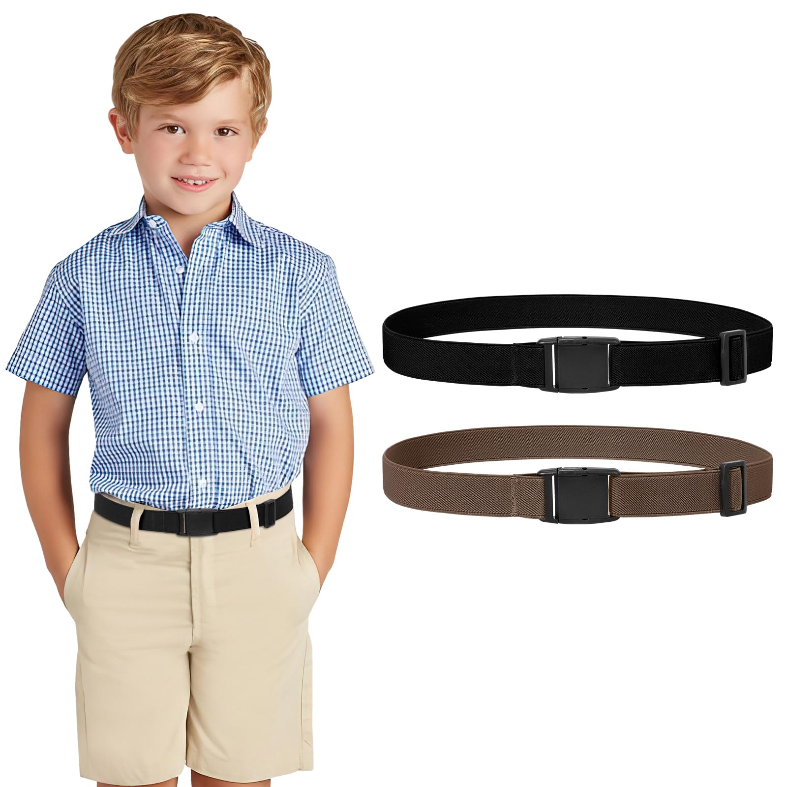 Foto 1 | Cinturón Elástico Ajustable Para Niños Y Niñas Sin Níquel - Venta Internacional.