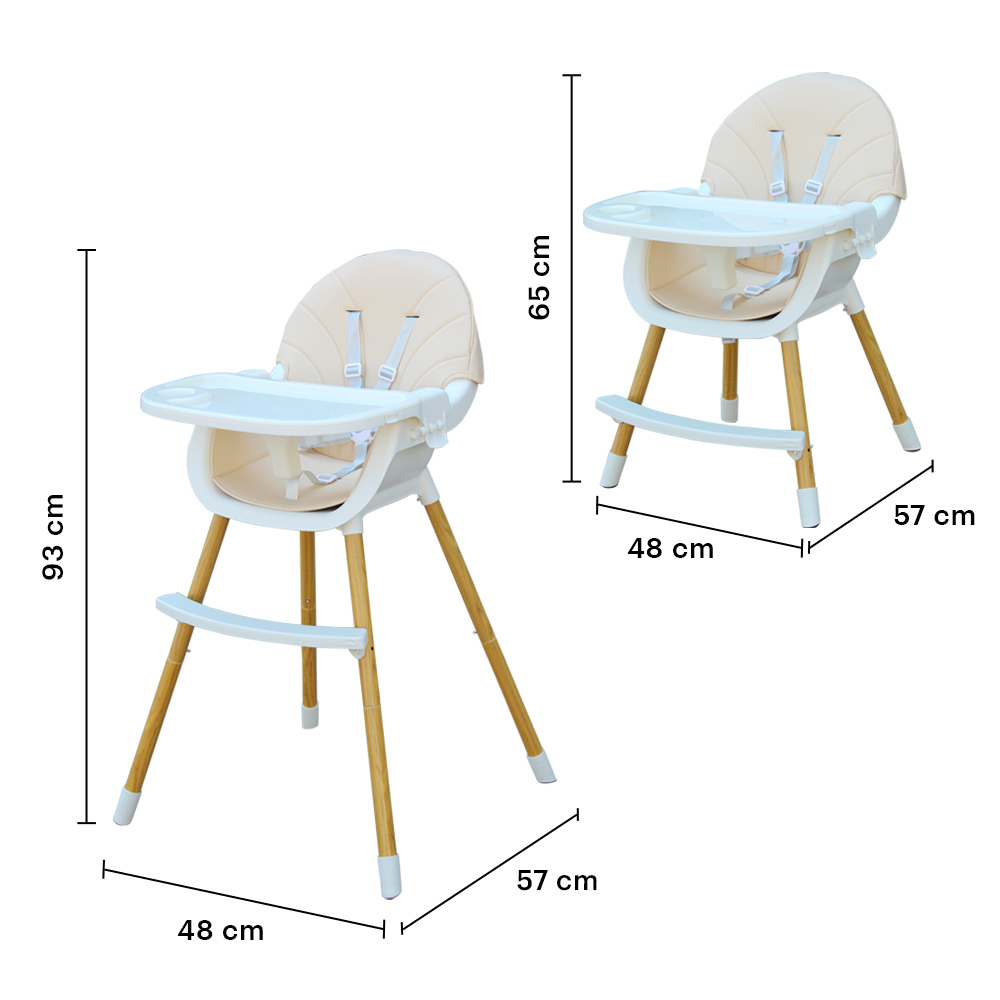 Foto 3 pulgar | Silla Alta Periquera Lo Necesito para Bebé 3 en 1