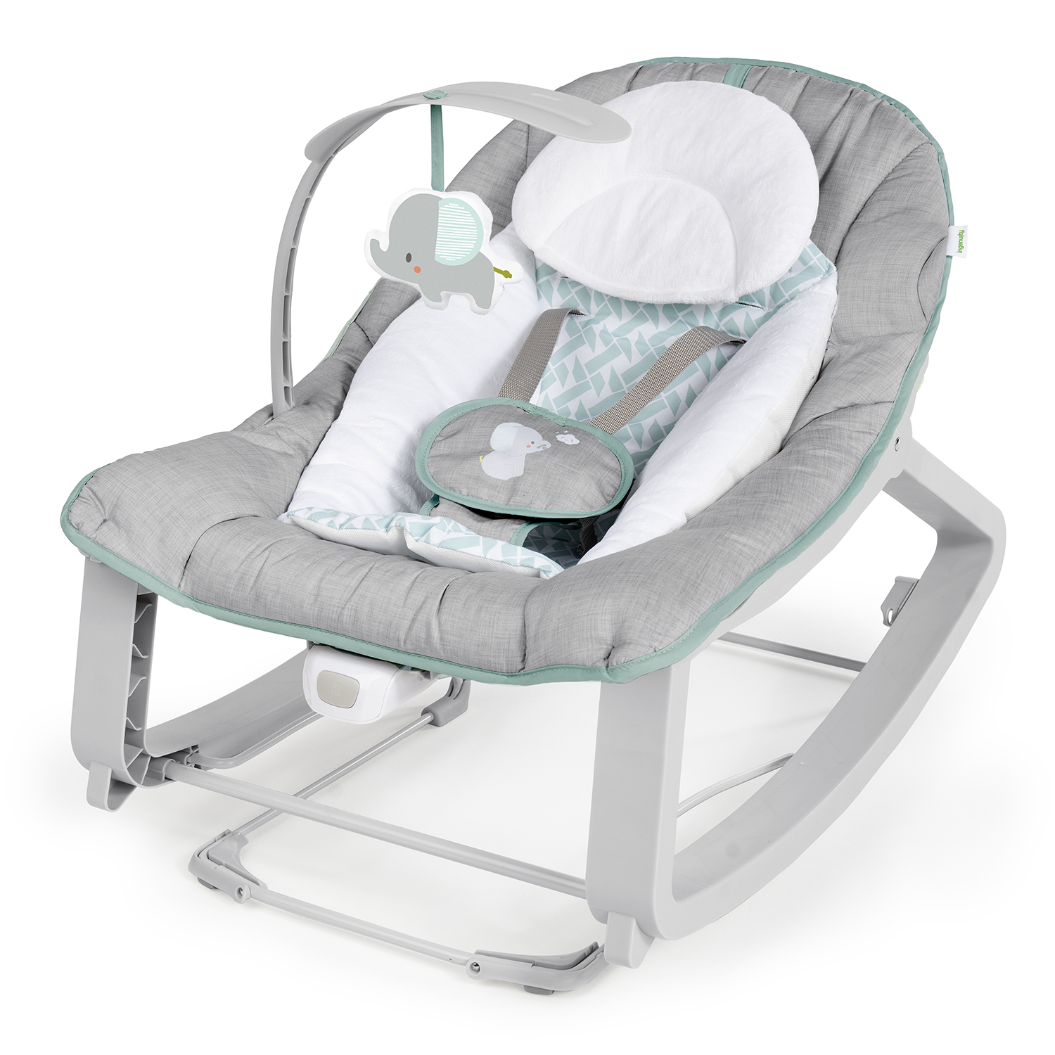 Foto 2 pulgar | Silla Mecedora Bouncer Vibradora 3 en 1 Ingenuity color Gris