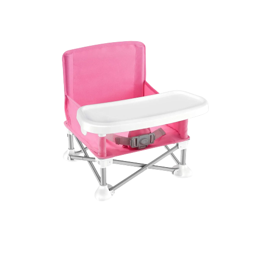 Silla Periquera Plegable Para Bebé Rosa