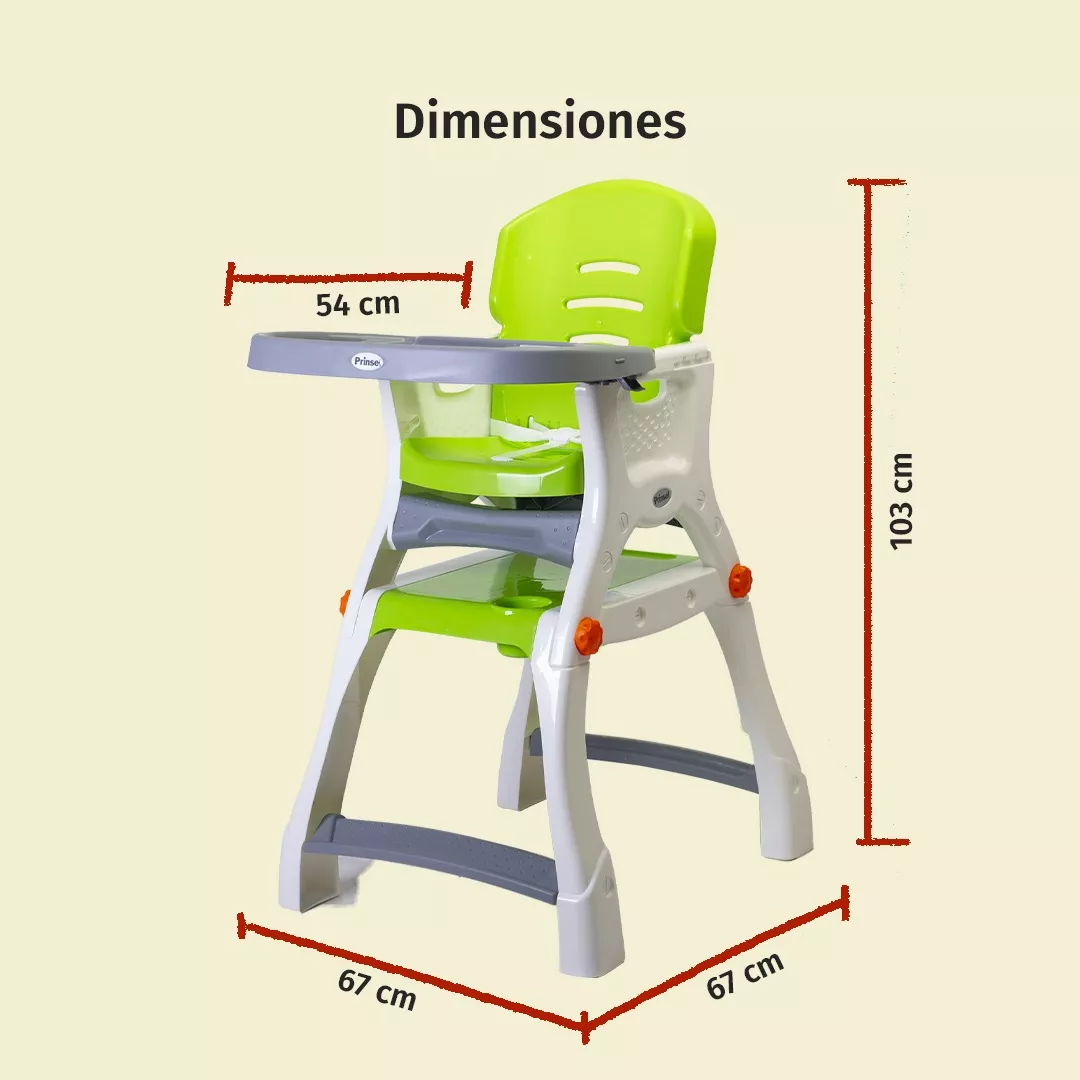 Foto 6 pulgar | Silla Periquera Prinsel Caddy color Verde