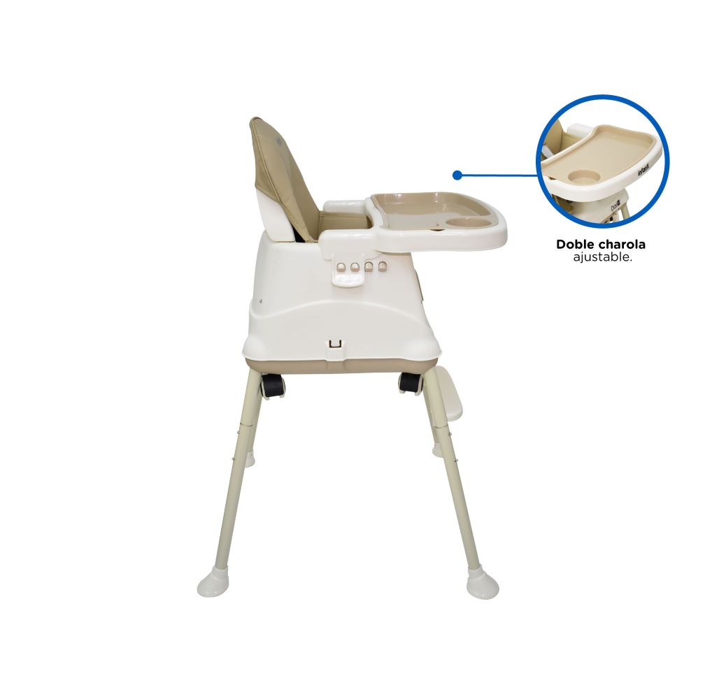 Foto 6 pulgar | Silla Alta Infanti Sand 4 en 1 color Beige