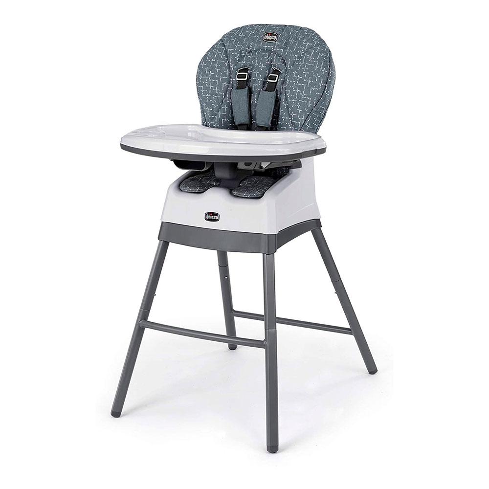 Foto 2 pulgar | Silla Alta Periquera Chicco 00079611390070 color Gris Polly Stack 1 2 3 S009