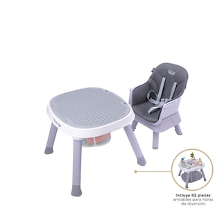 Foto 5 | Silla Alta Manes Lifestyle By Infanti 232BHP002DGR color Gris 7 en 1 Gira 360°