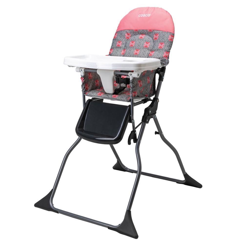 Silla Alta Periquera Cosco HC225ETYB color Rosa Simple Fold Stencil