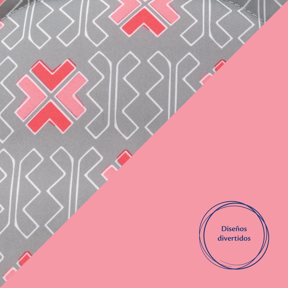 Foto 9 pulgar | Silla Alta Periquera Cosco HC225ETYB color Rosa Simple Fold Stencil