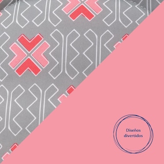 Foto 8 | Silla Alta Periquera Cosco HC225ETYB color Rosa Simple Fold Stencil