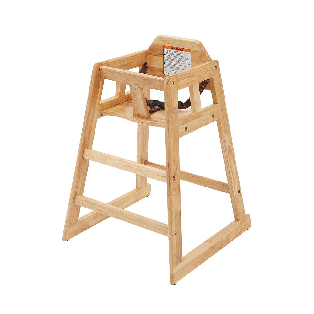 Silla Para Bebé / Comer Infantil Madera Winco Color Natural Chh-101