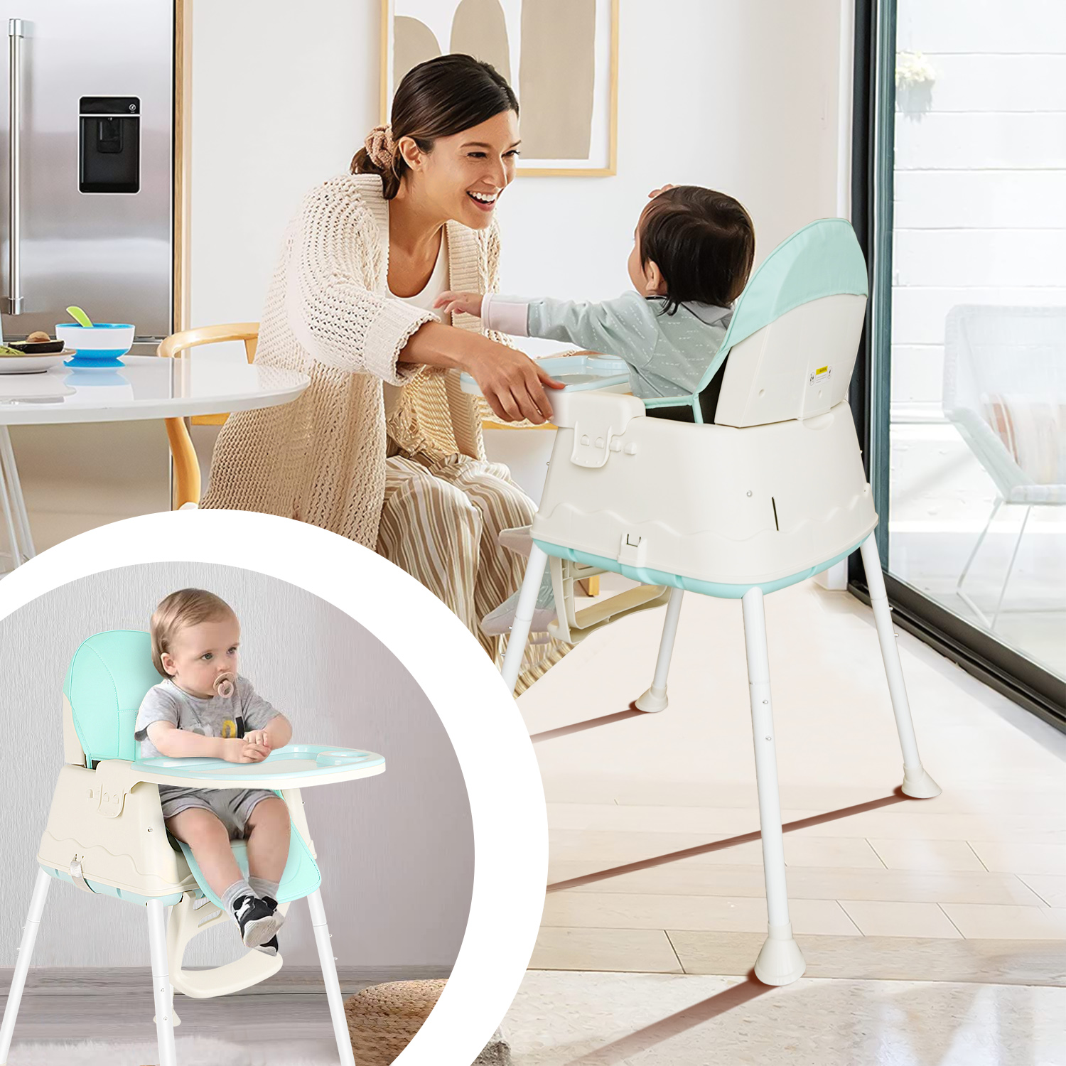 Foto 7 | Silla Periquera  7 en 1 Sangkee H100080 Multicolor 1 Pieza