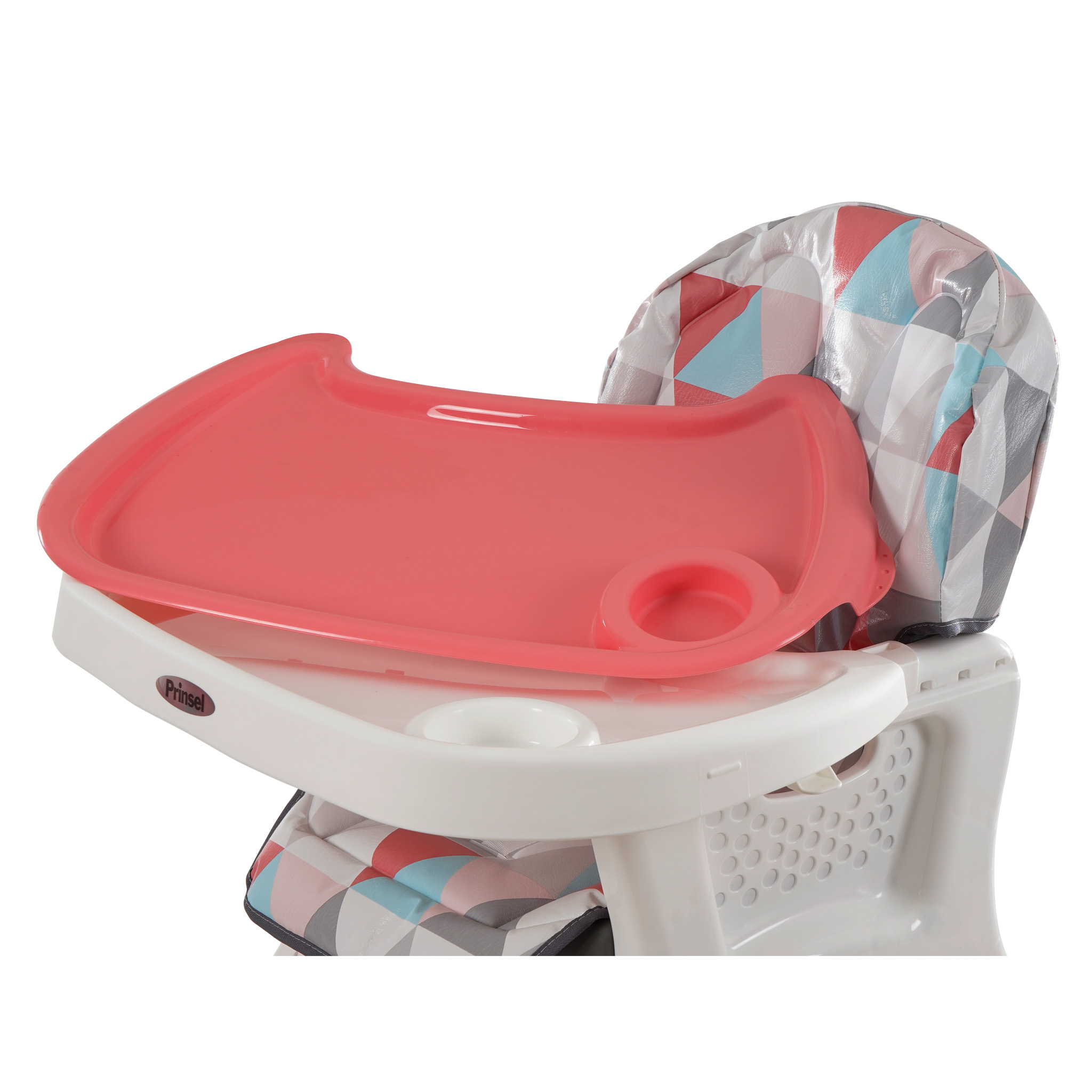 Foto 5 | Silla Alta Prinsel Kinder City Triángulos color Rosa