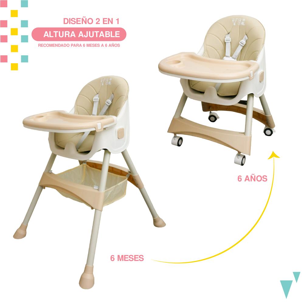 Foto 4 pulgar | Periquera Yei YI-PQCGN Beige Ajustable 2 en 1