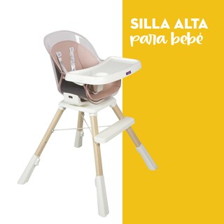 Foto 5 | Silla Periquera Alta Para Bebé Con Asiento Giratorio 360 Grados