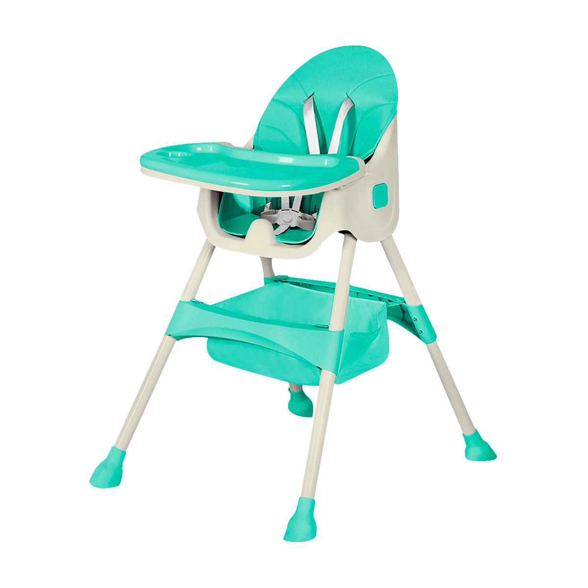 Silla Asiento para Comer Bebé Linium Plegable 2 en 1 Aqua