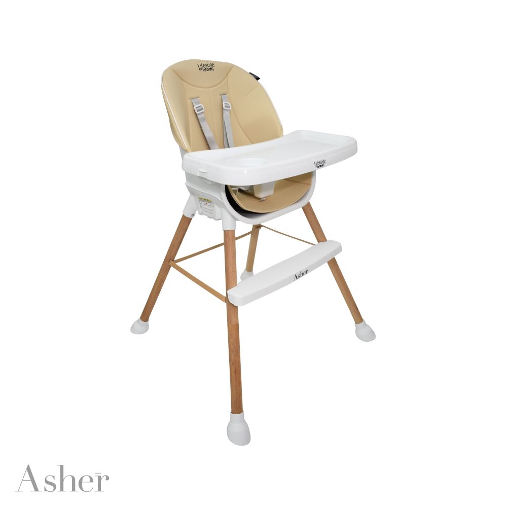 Foto 4 pulgar | Silla Alta Infanti Incluye Utensilios y Platos Asher Arena