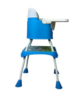 Foto 5 | Silla Alta 3 en 1 con Periquera y Convertible en Azul para Bebés